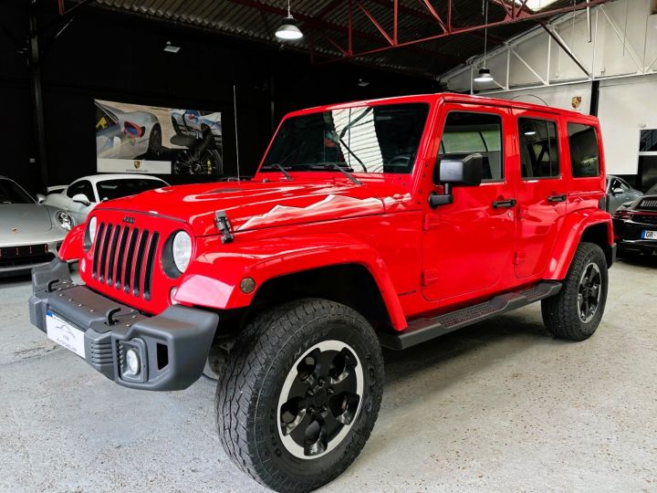 Jeep Wrangler JEEP WRANGLER UNLIMITED 5P / 3.6L 284CV BVA / CAMERA / SUPERBE ETAT Rouge Indien - 7