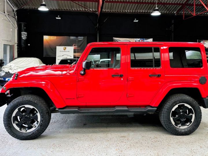 Jeep Wrangler JEEP WRANGLER UNLIMITED 5P / 3.6L 284CV BVA / CAMERA / SUPERBE ETAT Rouge Indien - 10