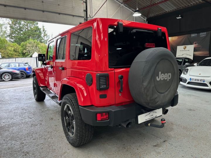 Jeep Wrangler JEEP WRANGLER UNLIMITED 5P / 3.6L 284CV BVA / CAMERA / SUPERBE ETAT Rouge Indien - 18