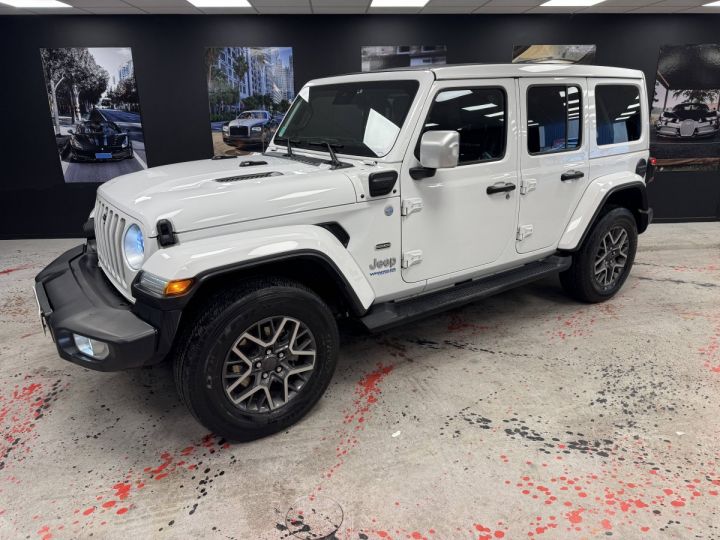 Jeep Wrangler Unlimited 2.0 T 380ch 4xe OVERLAND BLANC - 1