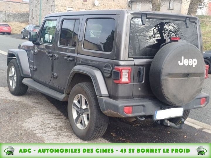 Jeep Wrangler unlimited (IV) 2.2 MJET 200 SAHARA AUTO 5PL Gris Foncé - 5