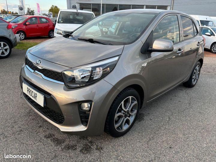 Kia Picanto 1.0 67ch Design Euro6d-T Gris - 1