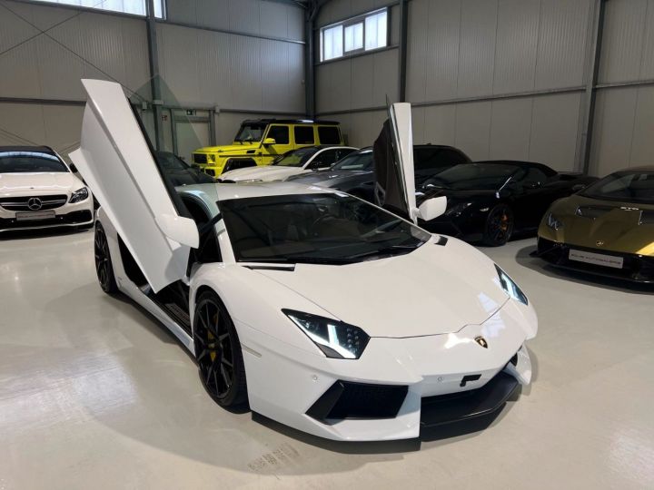 Lamborghini Aventador LP 700-4 LIFT PDC CAMERA CARBONE CERAMIQUE ENTRETIEN GARANTIE 12 MOIS Blanc Isis - 3