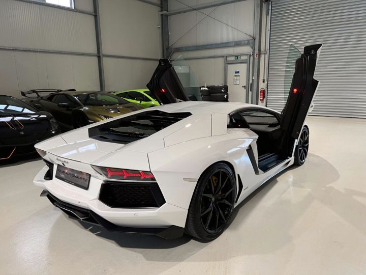 Lamborghini Aventador LP 700-4 LIFT PDC CAMERA CARBONE CERAMIQUE ENTRETIEN GARANTIE 12 MOIS Blanc Isis - 4