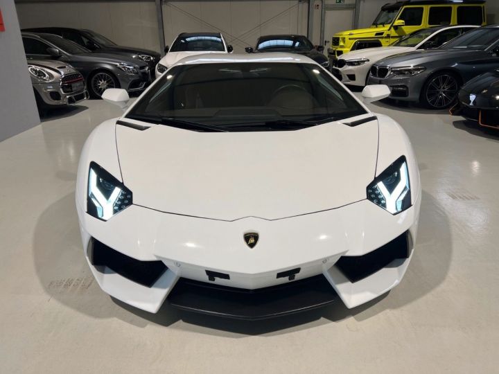 Lamborghini Aventador LP 700-4 LIFT PDC CAMERA CARBONE CERAMIQUE ENTRETIEN GARANTIE 12 MOIS Blanc Isis - 7