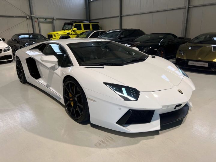 Lamborghini Aventador LP 700-4 LIFT PDC CAMERA CARBONE CERAMIQUE ENTRETIEN GARANTIE 12 MOIS Blanc Isis - 8