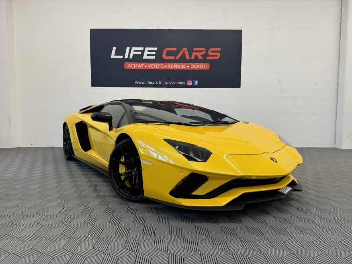 Lamborghini Aventador Spyder LP 740-4 S Roadster Céramique 2018 741ch Française entretien garantie 12 mois  - 4