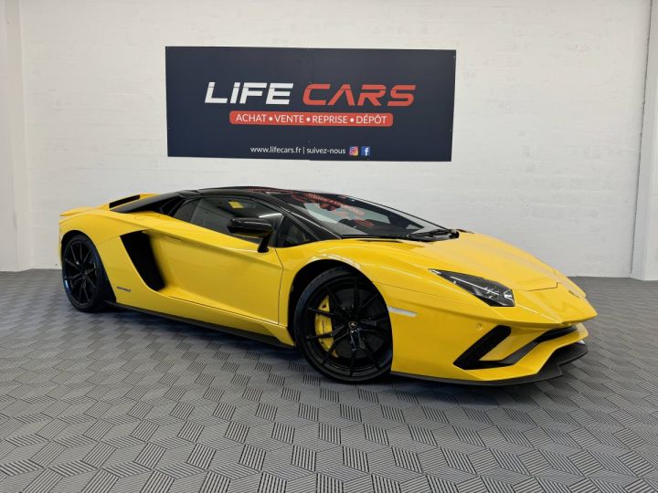 Lamborghini Aventador Spyder LP 740-4 S Roadster Céramique 2018 741ch Française entretien garantie 12 mois  - 5