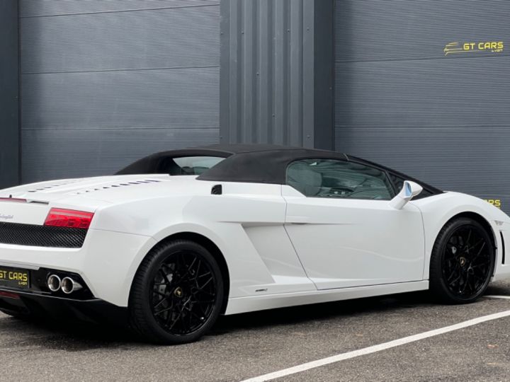 Lamborghini Gallardo Spyder Lamborghini Gallardo Spyder - crédit 1395 euros/mois - Française 2e Main - Lift - Jantes Callisto Blanc - 11