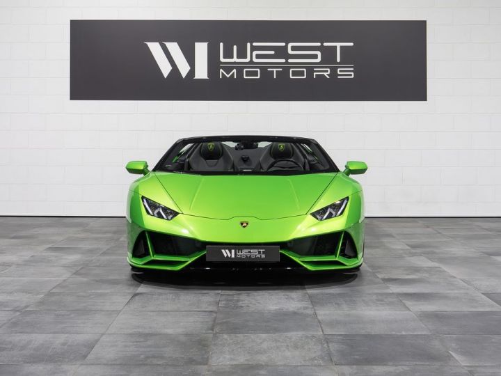 Lamborghini Huracan Evo Spyder V10 640 – Française Lift Échappement Sport Télémétrie Sensonum Pack Style 2387EMOIS Vert - 2