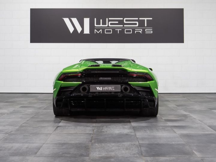 Lamborghini Huracan Evo Spyder V10 640 – Française Lift Échappement Sport Télémétrie Sensonum Pack Style 2387EMOIS Vert - 5