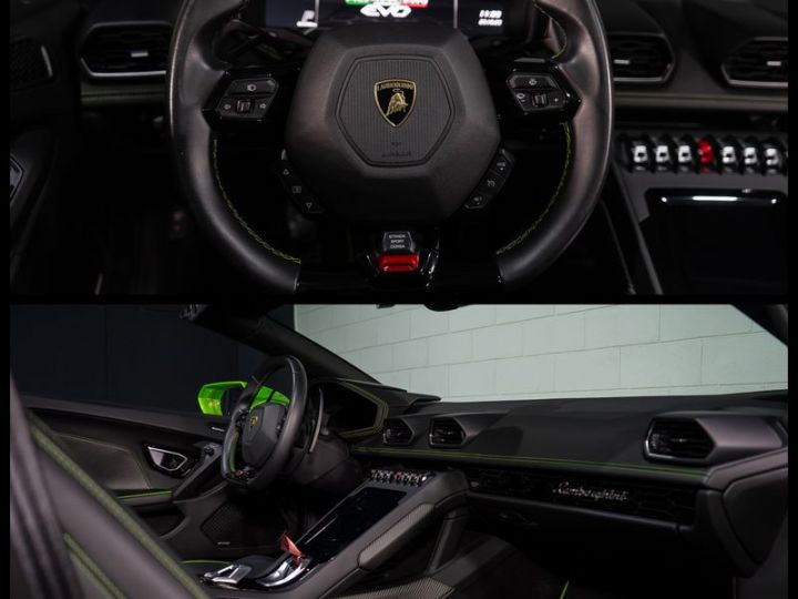 Lamborghini Huracan Evo Spyder V10 640 – Française Lift Échappement Sport Télémétrie Sensonum Pack Style 2387EMOIS Vert - 7