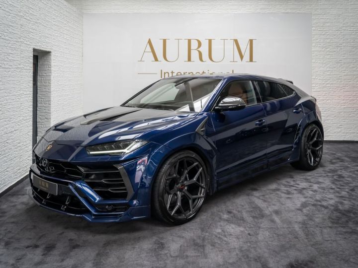 Lamborghini Urus 4.0 V8 650 ch *B&O NOVITEC*ESTESO* FULL CARBON*TV* Caméra TOP 1èreM JA23 Garantie Constructeur 04/2025 Bleu - 1