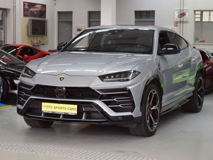 Lamborghini Urus 4.0 V8 650ch B&O ATH FREINS CARBONE TOIT OUVRANT PREMIERE MAIN GARANTIE 12 MOIS ARGENT - 1