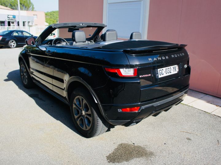 Land Rover Range Rover Evoque LAND ROVER RANGE ROVER EVOQUE (2) CABRIOLET TD4 180 HSE DYNAMIC BVA Noir Metallise - 7