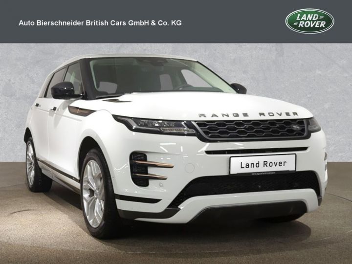 Land Rover Range Rover Evoque P300e 300 ch R-Dynamic S Caméra TOP 1èreM ZERO MALUS Garantie 12 Prémium TVA Récup. Blanche Fuji - 2