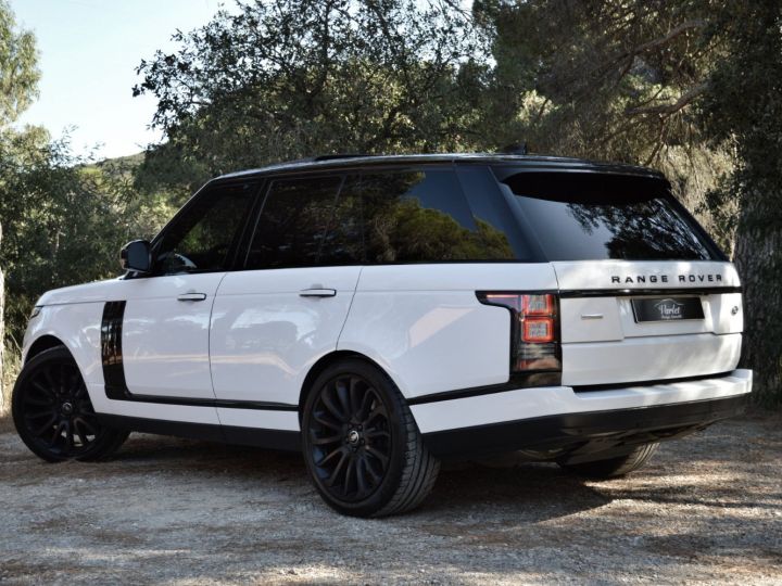 Land Rover Range Rover MAGNIFIQUE RANGE ROVER L405 4.4 SDV8 340ch AUTOBIOGRAPHY BVA8 2EME MAIN VALEUR NEUF + DE 155Ke LED SIEGES MASSANTS SOFTCLOSE TOIT PANO MERIDIAN PACK B Blanc Fuji - 12