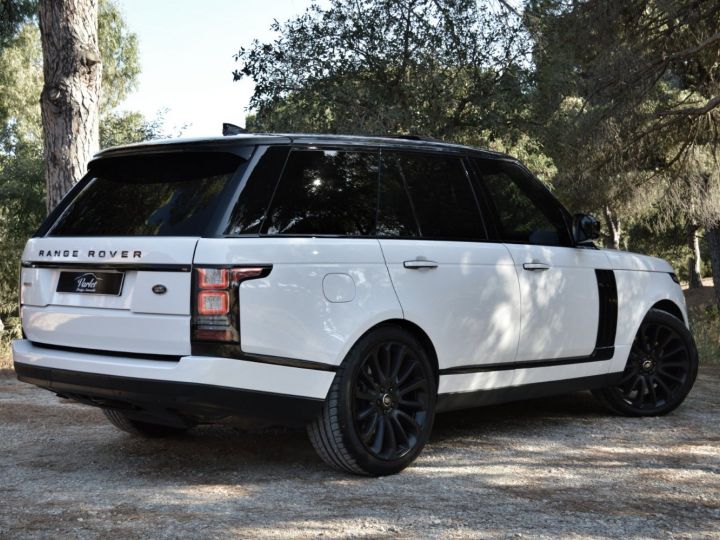 Land Rover Range Rover MAGNIFIQUE RANGE ROVER L405 4.4 SDV8 340ch AUTOBIOGRAPHY BVA8 2EME MAIN VALEUR NEUF + DE 155Ke LED SIEGES MASSANTS SOFTCLOSE TOIT PANO MERIDIAN PACK B Blanc Fuji - 9