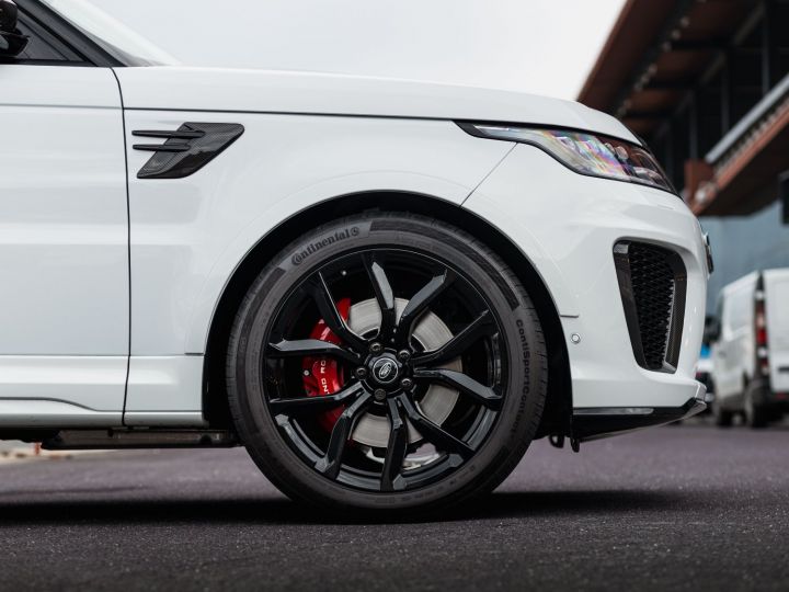 Land Rover Range Rover SPORT 5.0 V8 SUPERCHARGED SVR 575 CV - MONACO Blanc Yulong White / Toit Noir - 14