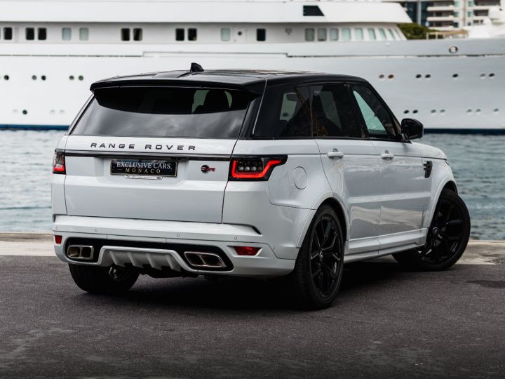 Land Rover Range Rover SPORT 5.0 V8 SUPERCHARGED SVR 575 CV - MONACO Blanc Yulong White / Toit Noir - 42