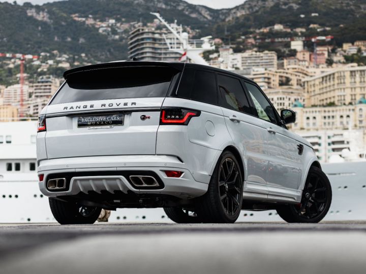 Land Rover Range Rover SPORT 5.0 V8 SUPERCHARGED SVR 575 CV - MONACO Blanc Yulong White / Toit Noir - 43