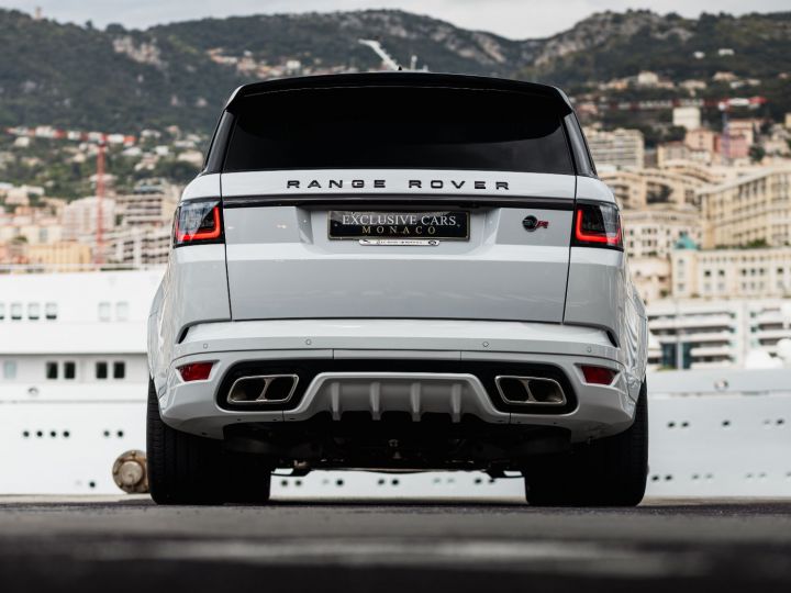 Land Rover Range Rover SPORT 5.0 V8 SUPERCHARGED SVR 575 CV - MONACO Blanc Yulong White / Toit Noir - 45