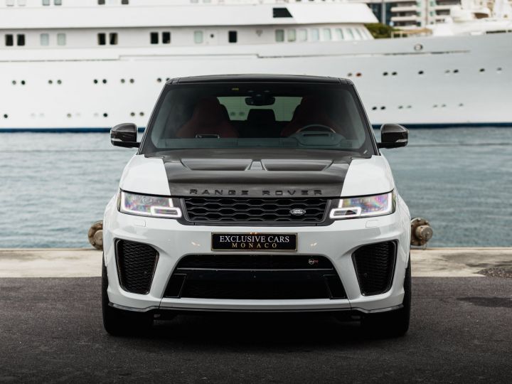 Land Rover Range Rover Sport 5.0 V8 SUPERCHARGED SVR 575 CV - MONACO Blanc Yulong White / Toit noir - 2