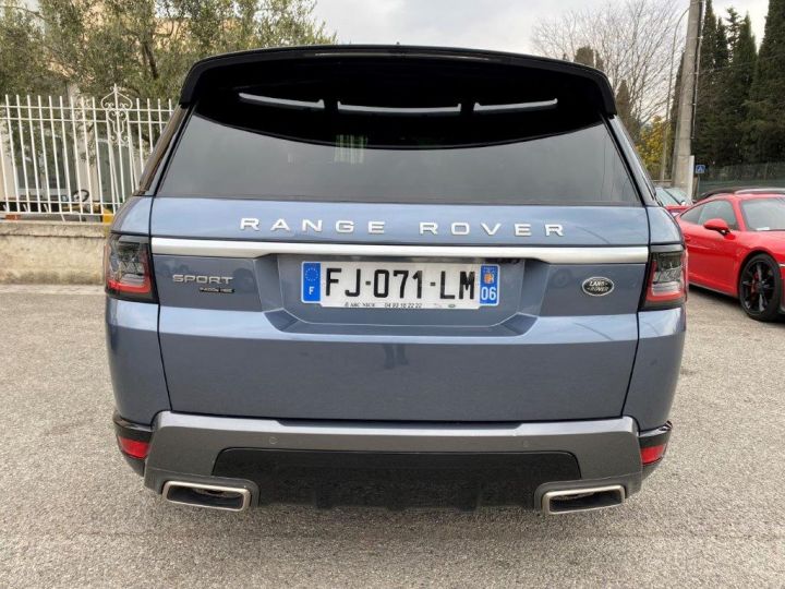 Land Rover Range Rover Sport II (2) 2.0 P400E 17CV PHEV 404 HSE AUTO Bleu Clair Metal - 6