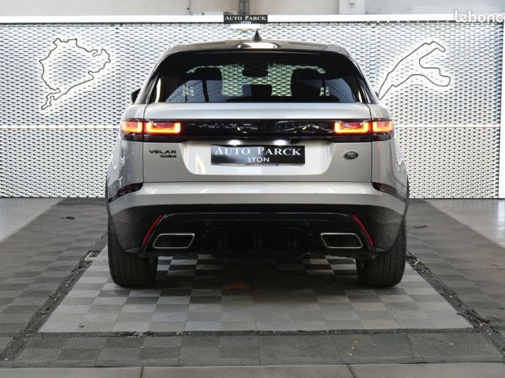 Land Rover Range Rover Velar 3.0D V6 300ch R-Dynamic HSE BVA 1ERE MAIN FRANCAIS SUIVI A JOUR GPS XENON CAMERA 360° AUDIO MERIDIAN DETECTEUR ANGLES MORTS + LIGNE BLANCHE KEY LESS G Gris - 5