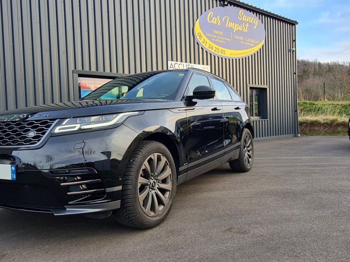 Land Rover Range Rover Velar I (L560) 2.0D 240ch R-Dynamic SE AWD BVA Caméra 360 Toit O / 03 Noir Métallisée - 1