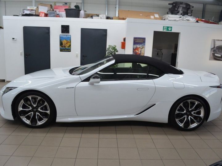 Lexus LC LC500 CABRIOLET PREMIERE MAIN GARANTIE VEHICULE DISPONIBLE TVA RECUPERABLE BLANC - 2