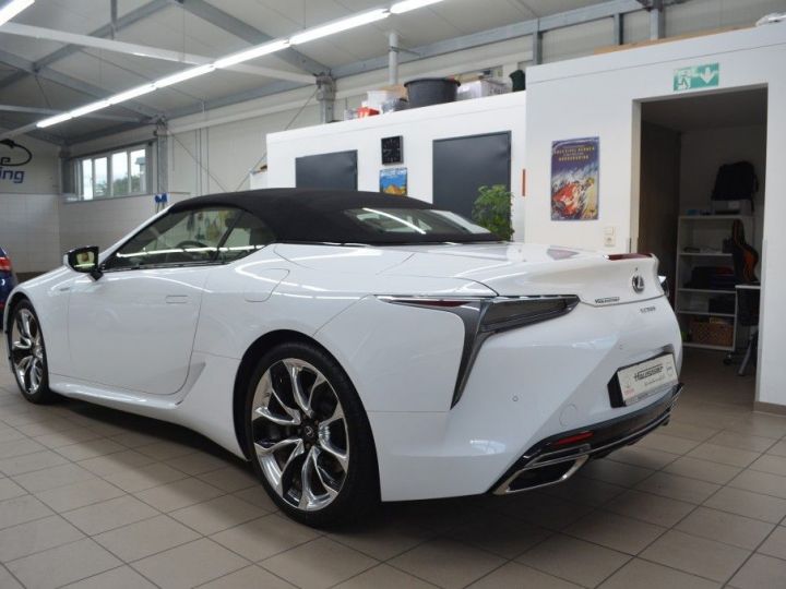 Lexus LC LC500 CABRIOLET PREMIERE MAIN GARANTIE VEHICULE DISPONIBLE TVA RECUPERABLE BLANC - 3