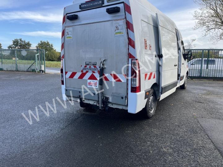 Light van Renault Master Box body + Lifting Tailboard  L3H3 130 CV HAYON ELEVATEUR DHOLLANDIA 500KGS PORTE LATERALE BLANC - 7