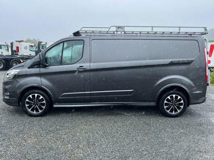 Light van Ford Transit Steel panel van transit custom l2h1 tdci 185cv sport avec galerie de toit GRIS  - 5