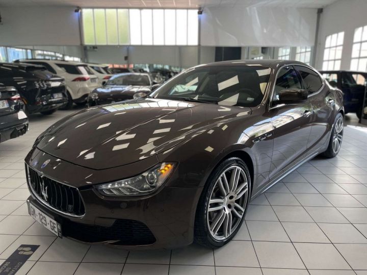 Maserati Ghibli 3.0 V6 275CH START/STOP DIESEL Marron - 1