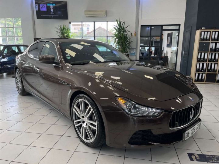 Maserati Ghibli 3.0 V6 275CH START/STOP DIESEL Marron - 2