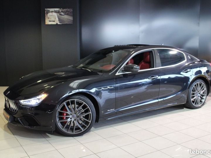 Maserati Ghibli iii (2) 3.0 v6 430 s q4 gransport auto origine france garantie 12m p&mo Noir - 1