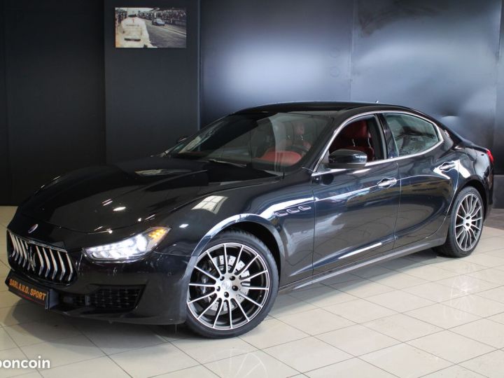 Maserati Ghibli iii 3.0 v6 350 granlusso auto premiere main entretien Noir - 1