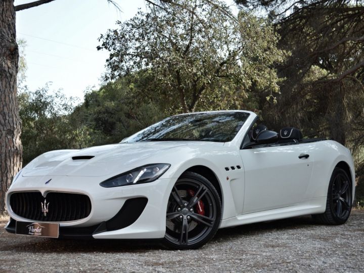 Maserati Grancabrio RARISSIME MASERATI GRANCABRIO MC STRADALE 4.7 V8 460ch BVA6 CENTENNIAL EDITION SERIE PRODUITE A 174EX / MONDE PARFAIT ETAT 2EME MAIN 38000 KMS COLLECT Bianco Eldorado - 4