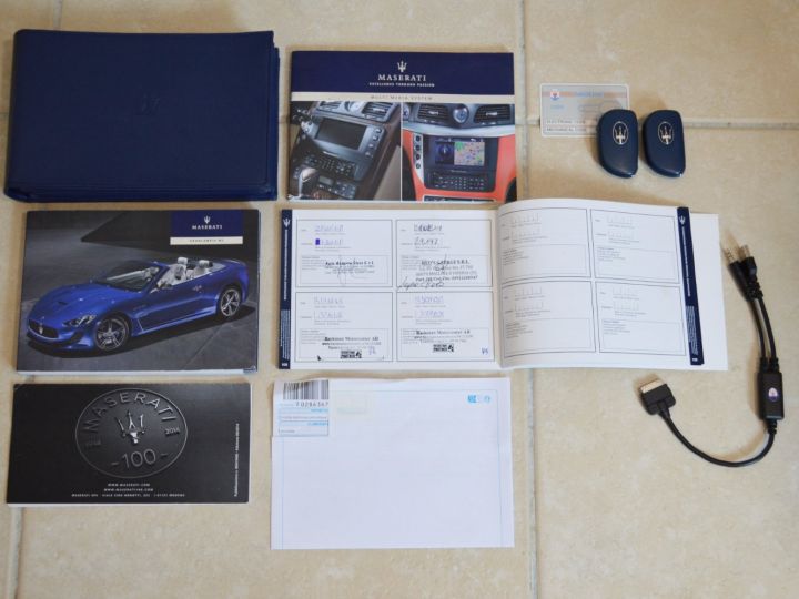 Maserati Grancabrio RARISSIME MASERATI GRANCABRIO MC STRADALE 4.7 V8 460ch BVA6 CENTENNIAL EDITION SERIE PRODUITE A 174EX / MONDE PARFAIT ETAT 2EME MAIN 38000 KMS COLLECT Bianco Eldorado - 50