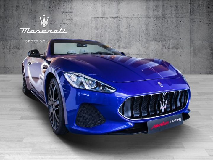 Maserati Grancabrio V8 4.7 460 SportLine Carbon Caméra HKardon JA20 Garantie 12 mois Prémium Bleu - 1