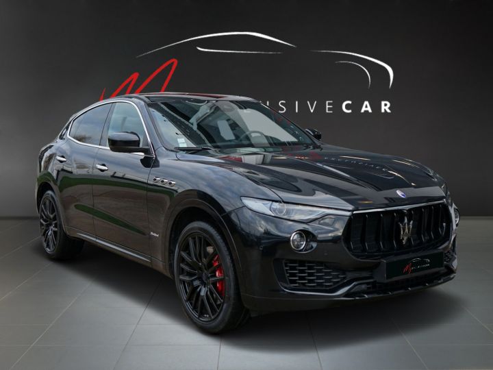 Maserati Levante S Q4 GranSport 430 Ch - Origine France - Carnet MASERATI à Jour - Pack Sport Dark Look + Assistant Conducteur Plus + Premium - Gar. 12 Mois Noir Métallisé (nero Ribelle) - 7