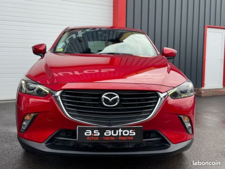 Mazda CX-3 Skyactiv-D 1.5 D 16v 2WD 105cv SUV 4x4 bv6- gps- écran tactile- sièges chauffants démarrage sans clé jantes allu- led regulateur de vitesses reprise G Rouge - 2