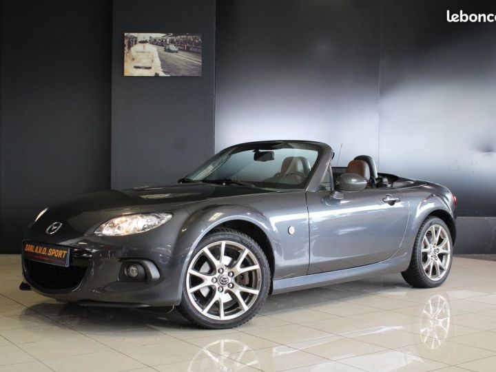 Mazda MX-5 MX5 III ROADSTER COUPE 1.8 MZR 125 ELEGANCE CUIR KENKO Garantie 12M P&MO Gris - 1