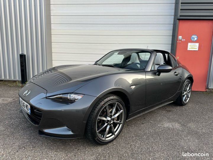 Mazda MX-5 mx5 iv rf 2.0 skyactiv-g 184 selection cuir blanc Gris - 2