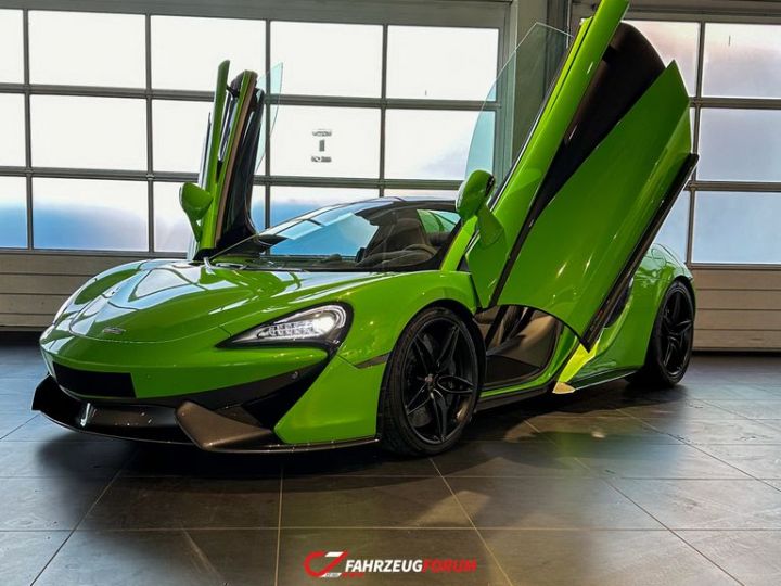 McLaren 570S V8 3.8 570S Spider LED Launch Edition /B&W Sound/Lift/ GPS Garantie McLaren 02/2025 Vert - 4