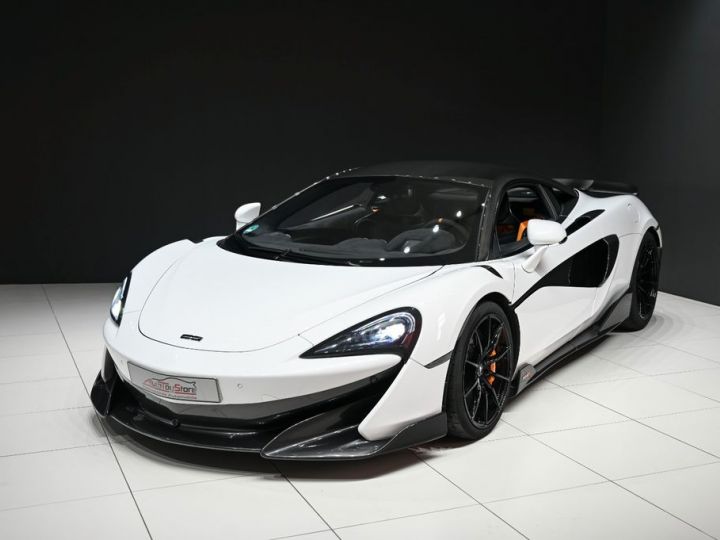 McLaren 600LT V8 3.8 L 600 ch 600LT SENNA CARBON B&W Blanche 1èreM Garantie 12 mois Blanche - 1