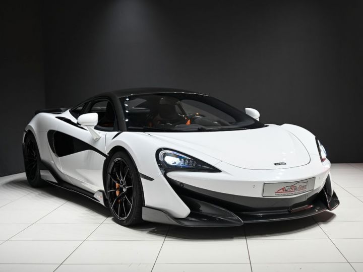 McLaren 600LT V8 3.8 L 600 ch 600LT SENNA CARBON B&W Blanche 1èreM Garantie 12 mois Blanche - 2