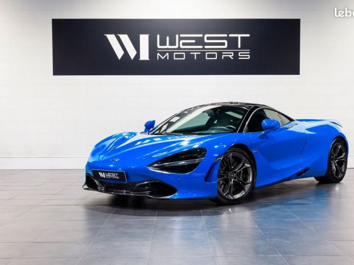 McLaren 720S V8 4.0 720 – Française MSO Lift Soft Close Cam 360 Toit vitré 1494EMOIS Bleu - 1