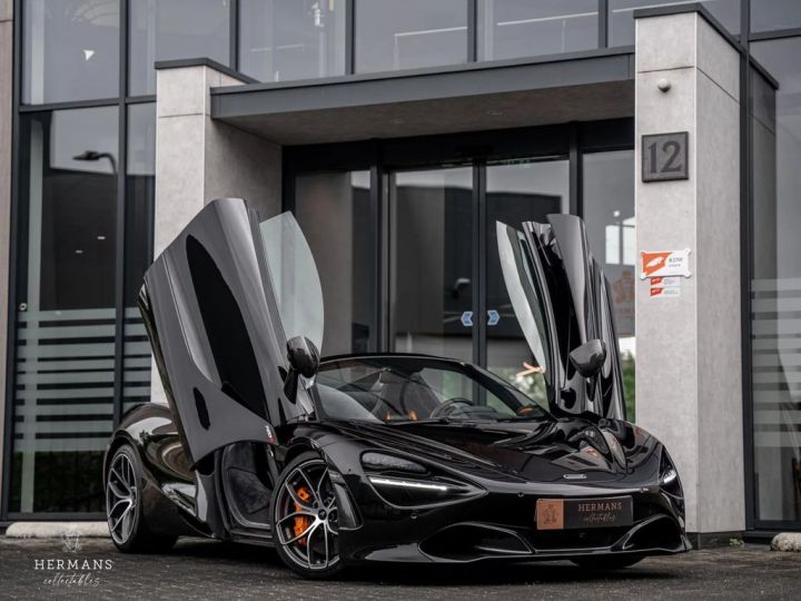 McLaren 720S V8 4.0 721 ch , Pack Carbon  . Carbon - Céramic , Son Bower&W , GARANTIE  MCLAREN JUSQU'AU 07.2025 Noire - 1